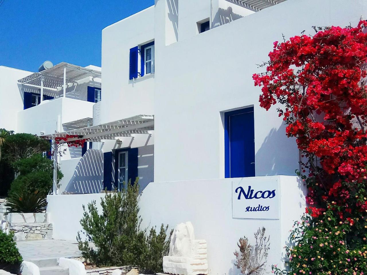 Nicos Studios & Apartments Логарас Экстерьер фото